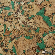 IberCork Лерида Верде 600x300 Пробковые настенные покрытия в пластинах EasyCork клеевое соединение