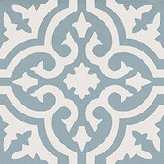 Декор Original B Light Blue 20x20 глазурованный, матовый керамогранит