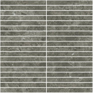 Мозаика Da Vinci Brown Mosaico Strip 30x30 керамогранит матовая, серый 610110000972