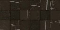 Мозаика MK.Trex1530Nlp_10 mm 15х30 керамогранит лаппатированная, коричневый