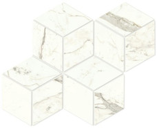 Мозаика Marvel Calacatta Prestigio Mos. Esagono Matt 30x35 керамогранитная