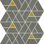 Мозаика Italon Avantgarde Black Mosaico Luxor керамогранит 30.7х30.9 см матовая желтый, серый, черный 620110000242