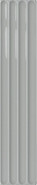 Настенная плитка Plinto In Grey Gloss 10.7х54.2 DNA Tiles  глянцевая, рельефная (структурированная) керамическая 78803286