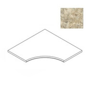 Керамогранит Forte Dei Marmi Quark Brazilian Gold Bordo Curvilineo Round 30 60x60 Atlas Concorde матовый бортик изогнутый закругленный 620090001111