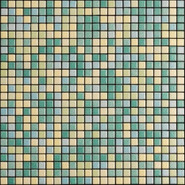 Мозаика Mix Standard Laguna Blue керамика 30х30 см Appiani матовая чип 12х12 мм, желтый, зеленый XLAB 403