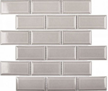 Мозаика Metro Grey Glossy 45х95 (AM81946) 291х295х6 керамическая
