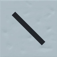 Декор Virgola Celeste 20x20 глянцевый керамический