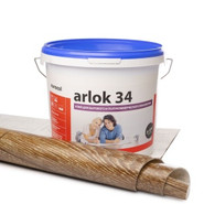 Клей Arlok 34 для бытового и полукоммерческого ПВХ-покрытия в рулонах, виниловых покрытий 7 кг