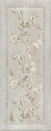 Декор 7189 Кантри Шик Серый Панель Декорированный 20х50 Kerama Marazzi матовый керамический