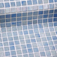 Мозаика Azur Anti стекло 31.3х49.5 см Ezarri Antislip антислип чип 25х25 мм, синий