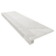 Комплект Ступень KA00 LA00 33x120 неполированная (прямоугол. бортик) + Подступенок 14.5x120