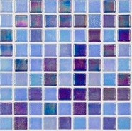 Мозаика Mixed № 508 (90%)/552 (10%) (на сетке) 2.5x2.5 стекло 31.7x31.7