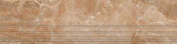 Ступень фронтальная Магма Светло-коричнеая 30х120 керамогранит матовая ProGRES Ceramica GSR0201