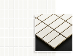 Мозаика Altea Bianco Mozaika Prasowana керамика 29.8х29.8 см гладкая, блестящая, глазурованная чип 2.3x4.8 мм, белый 5900144059047