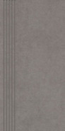 Ступень фронтальная Intero Grys Stopnica Prosta Nacinana Mat. 29,8x59,8 керамогранит матовая 5900144091955