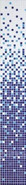 Мозаика Degradados Iris-2 № 803/800/508/501/103 (на сетке)