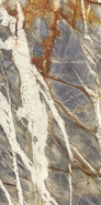 Керамогранит Ultra Marmi Blue Tempest Block B Luc Shiny 150x300 6 mm Ariostea полированный универсальный G010813