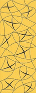 Декор Vela Ochra Stella Azori 20.1x50.5 глянцевый керамический