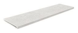 Ступень фронтальная Cements Snow Peldano Recto 33х120 керамогранит матовая