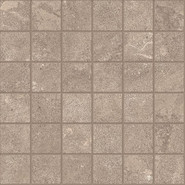 Мозаика Supergres Whisper Earth Mosaico 30x30 Ass керамогранит антискользящая, матовая, коричневый WEHM
