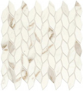 Мозаика Marvel Calacatta Prestigio Mos. Twist Silk (A4WP) 30,5x30,5 керамическая