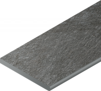 Керамогранит Magma Graphite Bordo 30x60 Round Dx Italon x2 структурированный бортик закругленный правый 620090001368