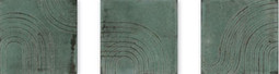 Декор Wabi Green 12.5x12.5 Wow Enso глянцевый керамический 120845