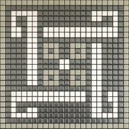 Мозаика Memoria Luce MEMOB02 керамика 30х30 см Appiani  матовая чип 12х12 мм, бежевый, белый, серый