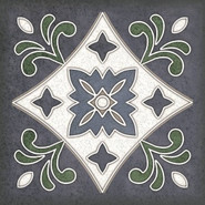 Декор Smalto Decor 3 Blu 15х15 Керлайф матовый керамический 924215