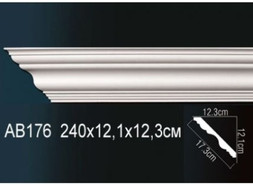 Перфект Карниз потолочный гладкий AB176