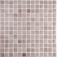 Мозаика Ezarri 2524-B стекло 31.3х49.5 см глянцевая чип 25х25 мм, розовый