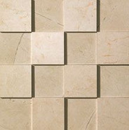 Декор Marvel Beige Mosaico 3D Atlas Concorde Italy 30х30 керамогранит лаппатированный (полуполированный)