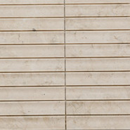 Мозаика Pixmosaic PIX 345 Capuccino, Concave, чип 30х151 мм, сетка 305х318х12 мм, матовая мрамор бежевый