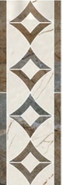 Бордюр ID112 Театро Наборный 16.5х50.2 Kerama Marazzi лаппатированный