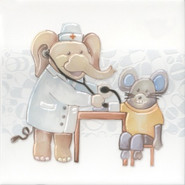 Декор VT/A503/5009 Айболит 3 20х20 Kerama Marazzi матовый керамический