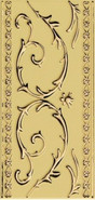 Декор Gold Narciso B Su Crema керамический