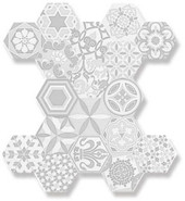 Декор Dec. Vodevil White керамический