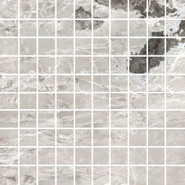 Мозаика Onyx and More Silver Blend Satin Mosaico 30х30 см керамогранит Casa Dolce Casa сатинированная чип 30х30 мм, серый 767666