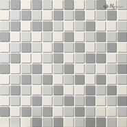 Мозаика PA-554 керамика матовая антислип 30х30 см NSmosaic Porcelain Series чип 23х23 мм, серый