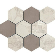 Декор Dh-Modern Be/Tp Mosaic Hex Mix керамический