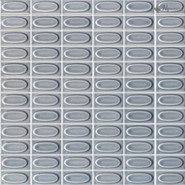 Мозаика NSmosaic R-364 керамика глянцевая 30х30 см чип 23х48 мм, серый