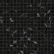 Мозаика Roma Gold Nero Elegante Mosaico 30,5x30,5 керамика глянцевая, черный 36971