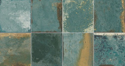Настенная плитка Provence Aquamarine 31,6х60 Geotiles глянцевая, рельефная (структурированная) керамическая 78802578