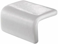Мозаика Ezarri Corner 45 - A Safe стекло 3х5х2.5 см матовая, антислип чип 50х50 мм, белый