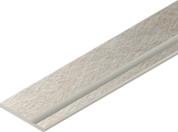 Керамогранит Magma Ice Bordo 30x120 Svasato Round Dx Italon x2 структурированный бортик закругленный с выемкой правый 620090001304