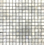 Мозаика Moon Shell (белая) 2x2 стеклянная 30x30