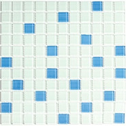 Мозаика Jump Blue №8 (light) 2.5x.2.5 стекло 30x30