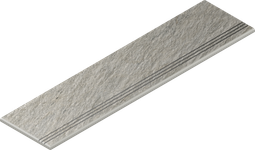 Ступень угловая Magma Silver Gradino Round Grip 30x120 Dx керамогранит структурированная Italon x2 620040000243