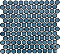 Мозаика Imagine Lab KO28-7R керамика 33х31.2 см матовая чип 28x28 мм, голубая