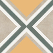 Керамогранит Poly 4 20х20 Creto матовый универсальная плитка DB_009